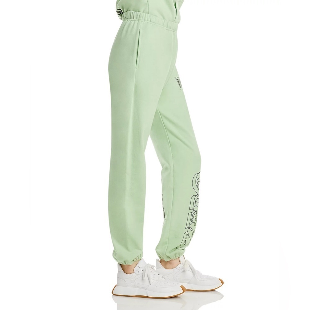 The Mayfair Group It Costs Zero Dollars Graphic Sweatpants in Seafoam - Size M/L - Picture 3 of 8